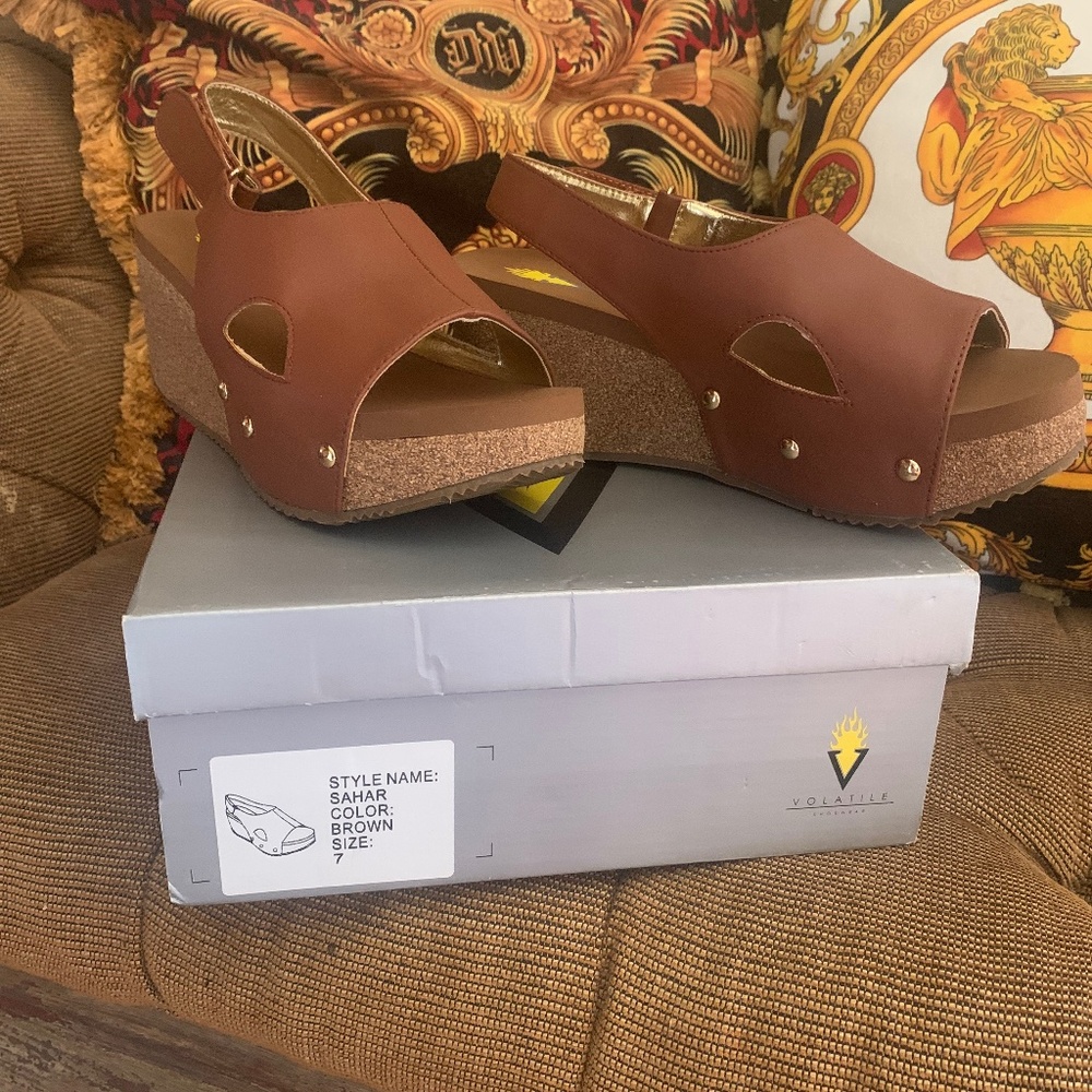 Wedge Volatile sandals Never worn Brand new